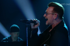 Here's that gorgeous U2 performance from last night's Late Late Show