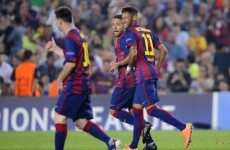 Suarez assists Neymar five minutes into his first Clasico