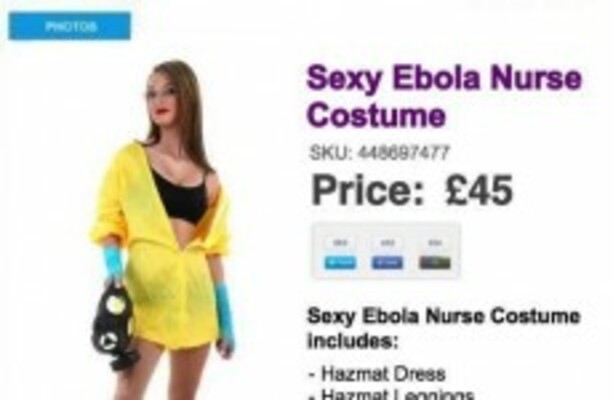 sexy ebola containment suit Ebola virus spreads to Halloween outfits main image 1