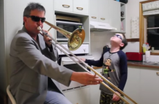 Father and son perform absolutely epic kitchen duet