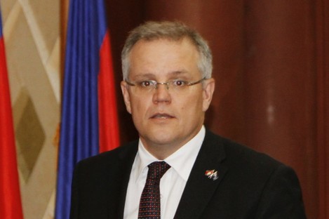 Australia's Immigration Minister Scott Morrison 