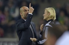 Bayern Munich manager Pep Guardiola could be in trouble after this incident