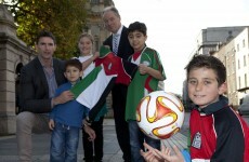 7-year olds in Gaza have suffered three wars and yet they're still trying to play football