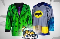 Ice hockey team to 'honour' Batman with one-off jersey