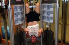 Even when he's in the gym, Miguel Angel Jimenez still does what he wants