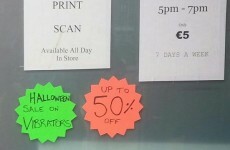 A Dublin sex shop is holding a 'Halloween sale on vibrators'