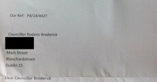 A government department got this Green Party councillor's name hopelessly wrong