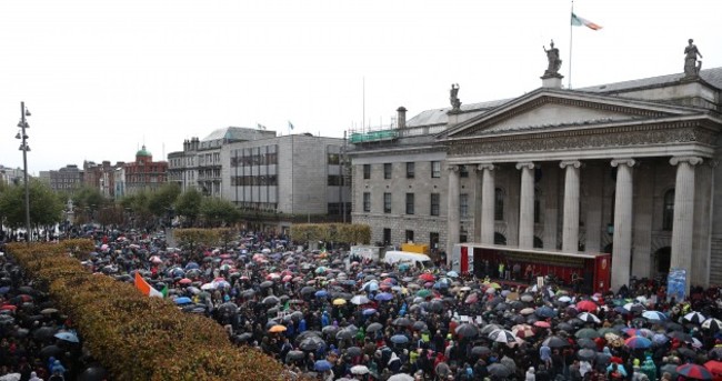 As it happened: Tens of thousands protest against water charges