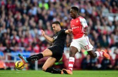 Alexis Sanchez has popped up again to give Arsenal the lead against Burnley