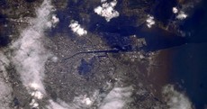 Here's what Dublin looks like from the International Space Station