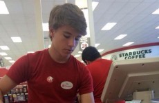 The internet turned this photo of a young Target employee into a massive meme yesterday