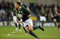 Ruan Pienaar likely to miss out but Springboks in ominous condition for Dublin showdown