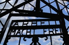 Arbeit Macht Frei gate stolen from Dachau concentration camp
