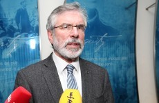 This was the odd exchange between Gerry Adams and a TV3 journalist today