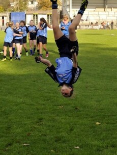 This young GAA star was head over heels for her school's title win