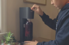 This is what happens when you try to make sparkling wine with a Soda Stream