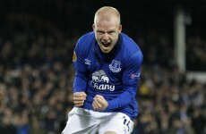 Everton's Steven Naismith was on top form tonight ahead of the Ireland qualifier