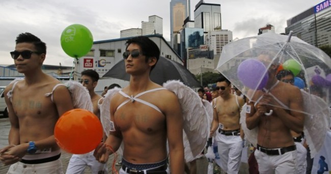 'It's just two people in love' - Thousands march in Hong Kong gay pride parade