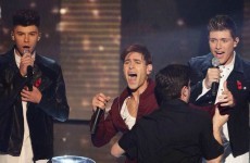Some hero invaded the stage on the X Factor last night