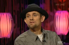 The 'Jesus saves!' guy from Love/Hate rapped on the Saturday Night Show