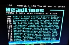 RTÉ Teletext also fell prey to the old Obama-Osama mistake