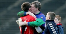 Shane Curran shares an emotional moment with Cillian O'Connor as Brigid's dream dies