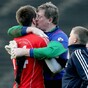 Shane Curran shares an emotional moment with Cillian O'Connor as Brigid's dream dies