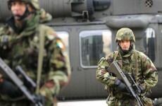 Photos: Irish Defence Forces prepare for action in Sweden