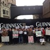 There was a protest outside the Guinness factory today, here's why