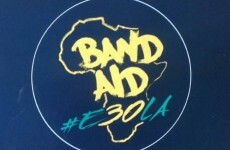 Twitter isn't loving Band Aid 30's questionable #E30LA hashtag