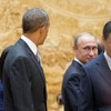 Things got pretty awkward for Barack Obama and Vladimir Putin in China today