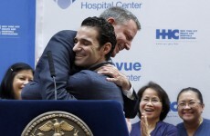 New York Mayor declares city Ebola-free alongside cured patient