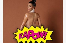 Kim Kardashian bared her (massive) bum for a photo shoot, and the internet has gone nuts