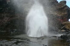 Man sucked into ocean by blow hole