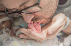 Bereaved husband sings 'Blackbird' to his dying newborn son