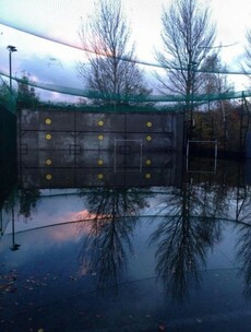 The biblical weather has hit the GAA and their junior disco market hard today