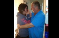 Irish girl freaks out after dad travels to Canada for surprise visit