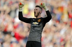 Manchester United could be without David de Gea for Arsenal clash next weekend