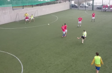 VIDEO: Galway lad channels his inner David Beckham to score 7-a-side screamer