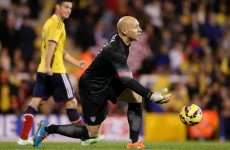 US keeper Guzan feels lucky to work under 'passionate' Keane