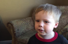 Little boy attempts to master the art of whistling, fails adorably
