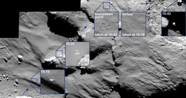 Check out these new hi-res pics of Philae's hairy 'bounce' landing