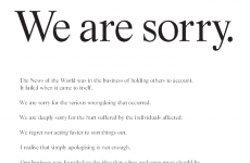 Rupert Murdoch signs public apology public over phone-hacking