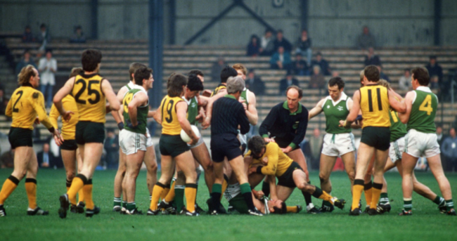 27 tough and intense pics from the International Rules down through the years