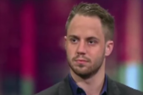 Blanc being interviewed on CNN this week