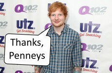 Ed Sheeran still wears Penneys boxers... it's The Dredge