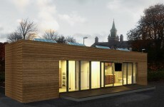A homeless family will be housed in this shipping container in time for Christmas