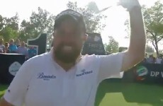 Shane Lowry just hit his first professional hole-in-one