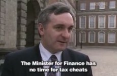 Check out this clip of Bertie Ahern talking about tax cheats in 1993