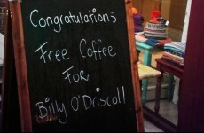 Baby Billy O'Driscoll is already getting some excellent perks around Dublin